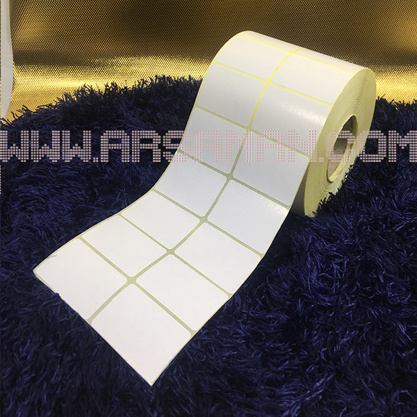 لیبل  پشت چسب دار کاغذی 40×30