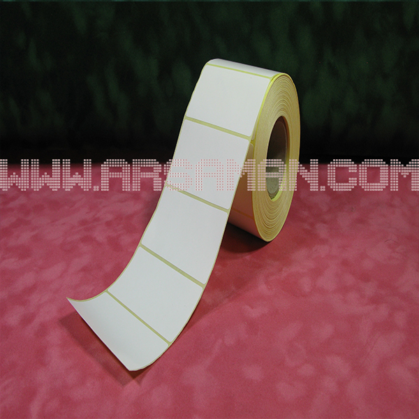 لیبل پشت چسب دار کاغذی 50×60